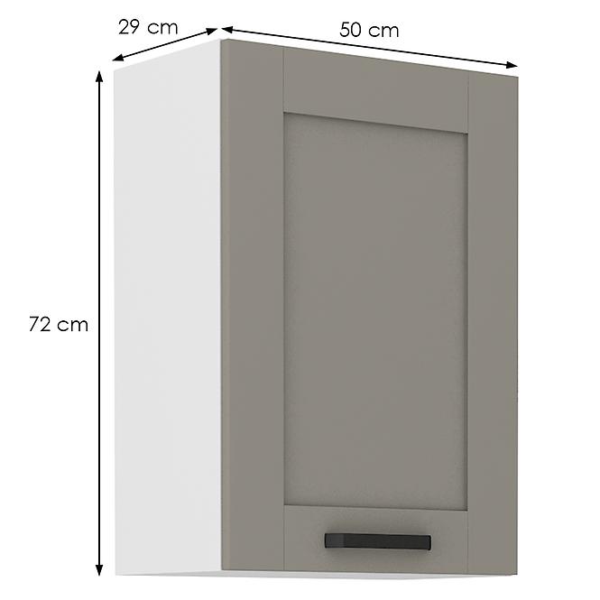 Küchenschrank Luna claygrey/weiß 50G-72 1F