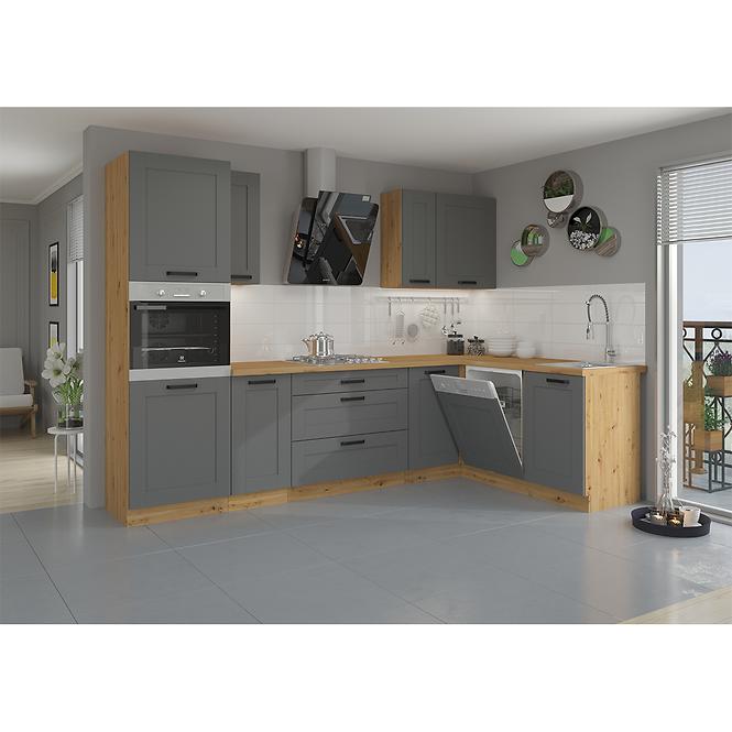 Küchenschrank Luna dustgrey/artisan 80G-72 2F