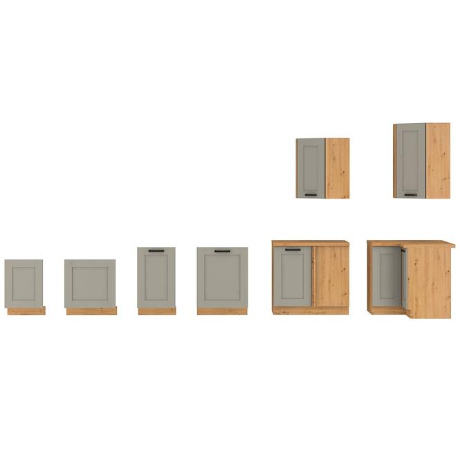 Türen für Einbauspülmaschine Luna claygrey/artisan 713x596