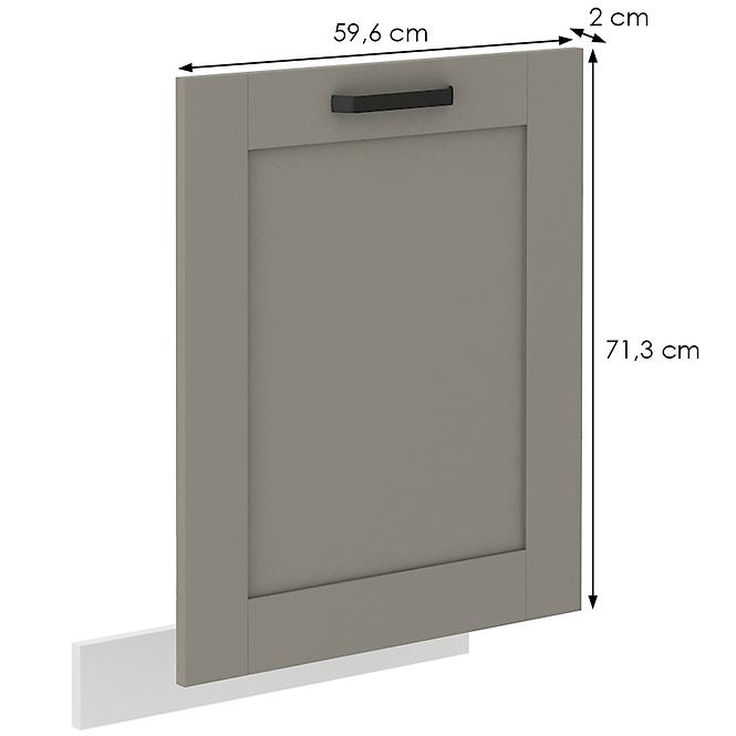 Türen für Einbauspülmaschine Luna claygrey/weiß 713x596