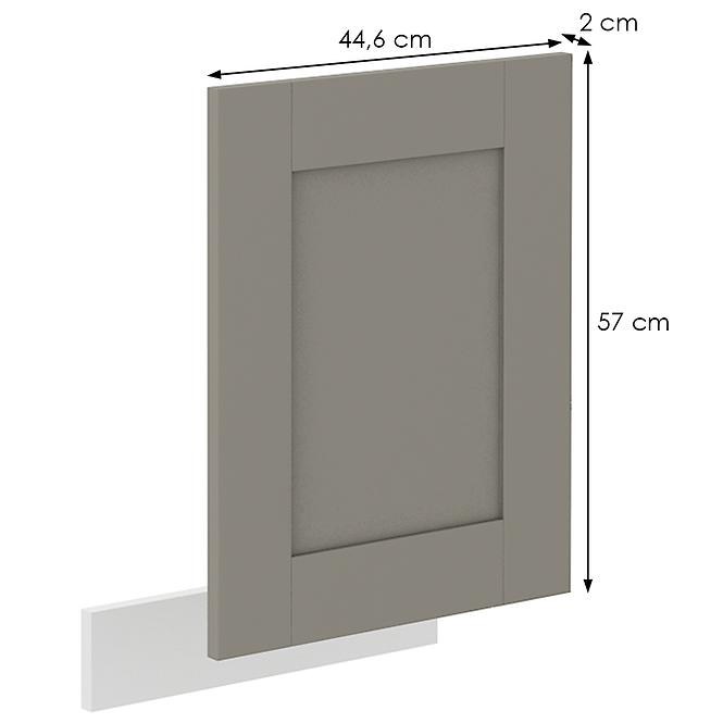Türen für Einbauspülmaschine Luna claygrey/weiß 570x446