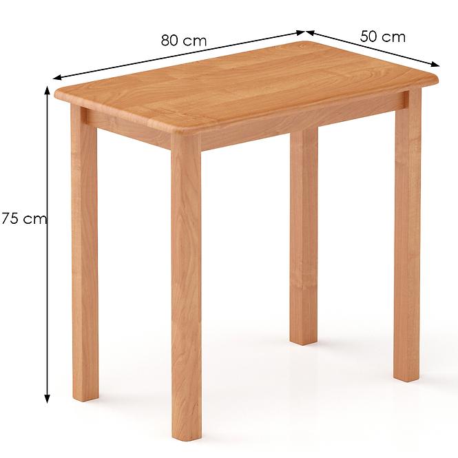 Tisch kiefer ST104-80x75x50 erle