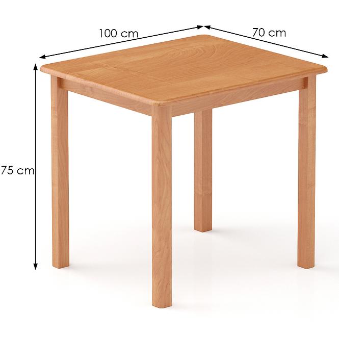 Tisch kiefer ST104-100x75x70 erle
