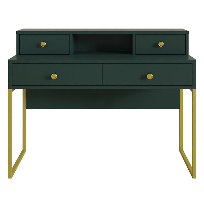 Schreibtisch 03 4S grünes/goldenes Metall,3