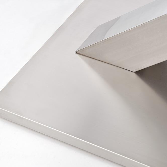 Esstisch Sandor 160/220 Mdf/Stahl – Weiß