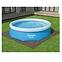 Flowclear™ Pool-Bodenschutzfliesen 50 x 50 cm, Holz-Optik (Palisander) (3M2) 58712,5