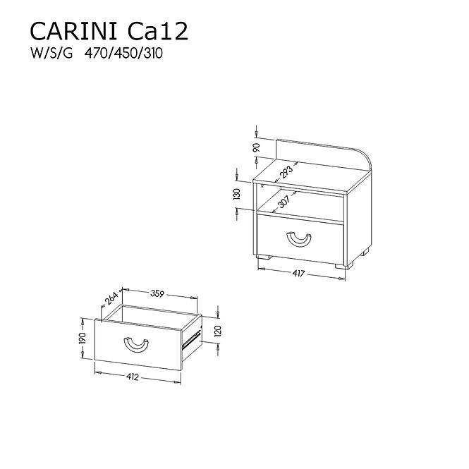 Nachttisch CA12  Carini