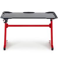 Schreibtisch B-49 Schwarz/Rot