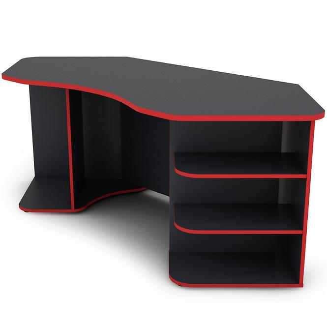 Schreibtisch Matrix 1 graphit/rote