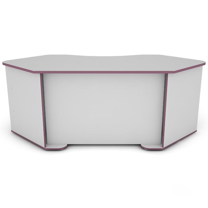 Schreibtisch Matrix 1 weiß/violett
