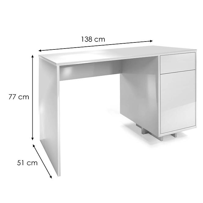 Schreibtisch Noma N05 Weiß
