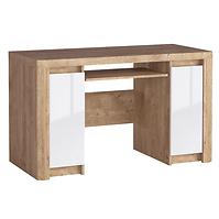 Schreibtisch Livinio L14 ribbeck/weiß glanz