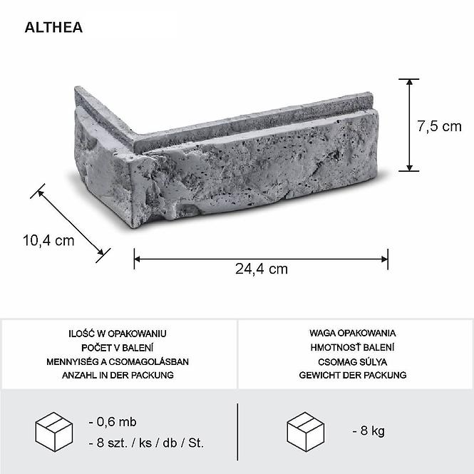 Eckstein Brick Althea gray Pack.=0,6 mb