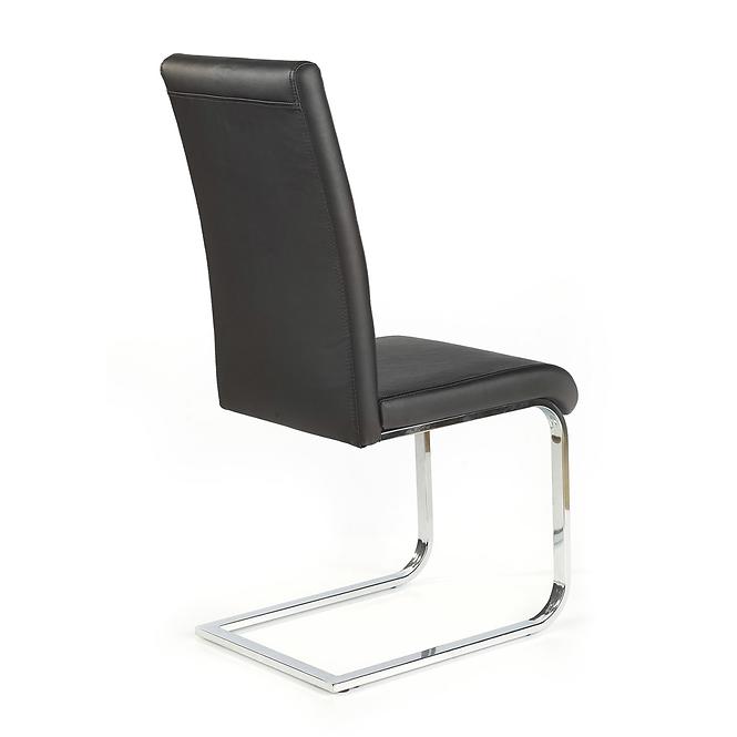 Stuhl K85 Metall/Kunstleder Schwarz 42x56x100