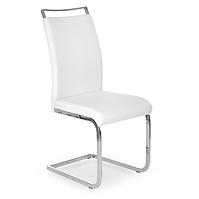 Stuhl K250 Metall/Kunstleder Weiß 42x59x99