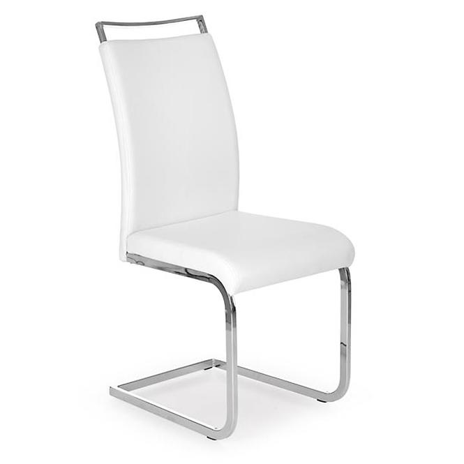 Stuhl K250 Metall/Kunstleder Weiß 42x59x99