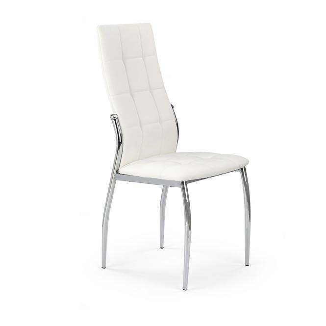 Stuhl K209 Metall/Kunstleder Weiß 43x54x101