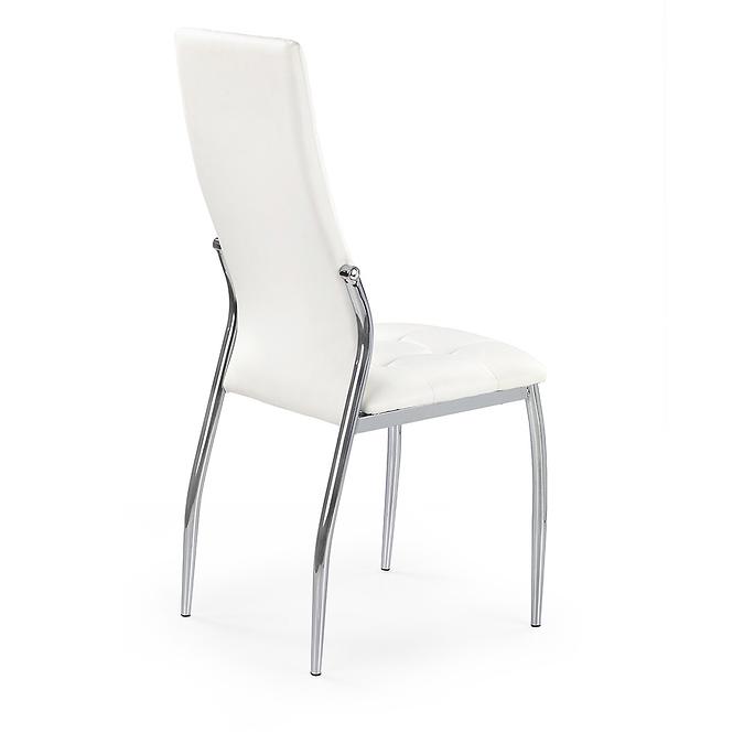 Stuhl K209 Metall/Kunstleder Weiß 43x54x101