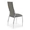 Stuhl K209 Metall/Kunstleder Grau 43x54x101,2