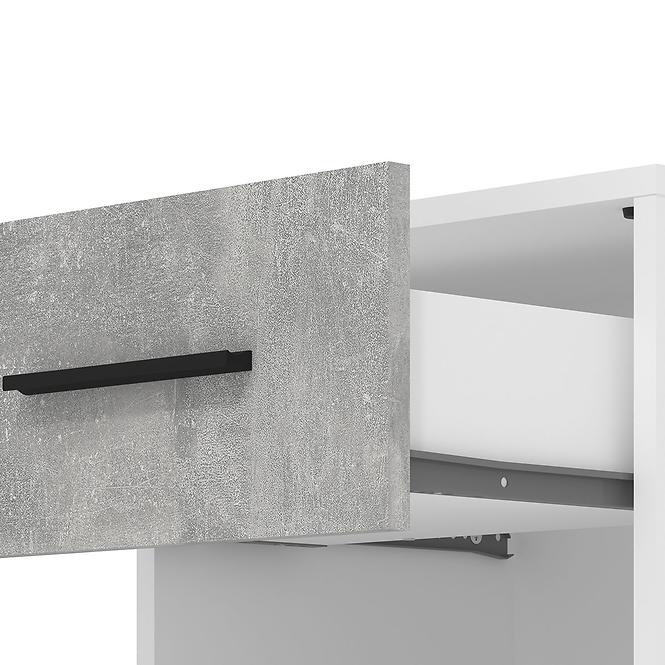 Nachttisch Varadero beton/weiß 2NO1F 11011619