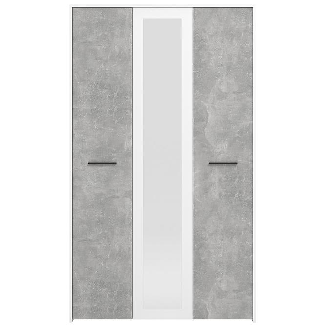 Schrank Varadero beton/weiß 3K1O 11011616