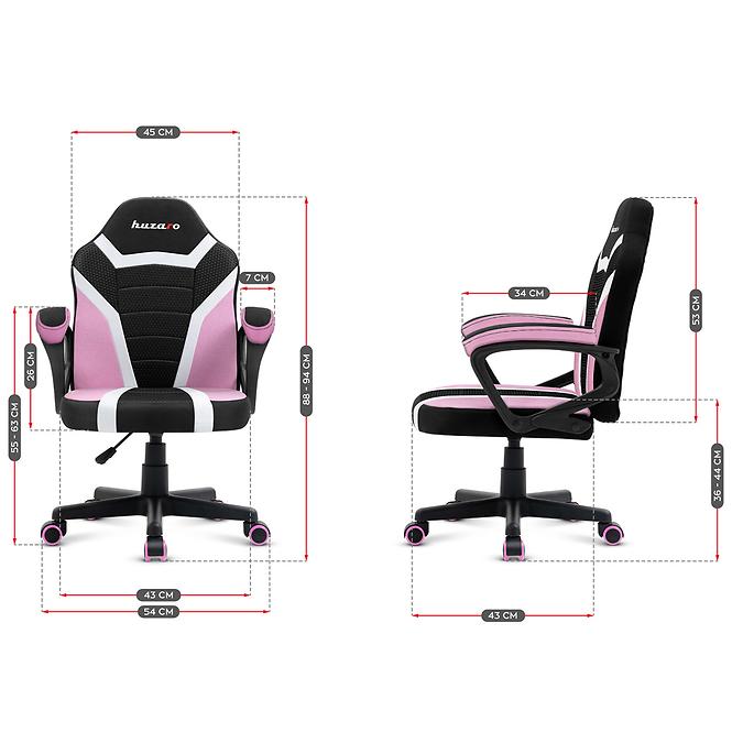 Gaming-Stuhl HZ-Ranger 1.0 pink/Netz