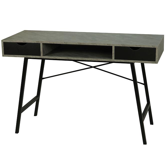Schreibtisch Kobe schwarz/beton
