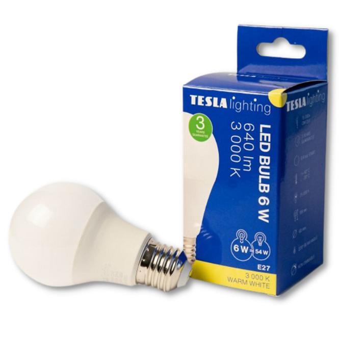 LED Lampe bulb 6W E27 3000K 640LM