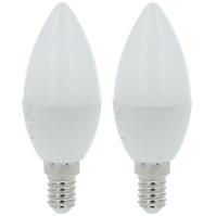 LED Lampe candle Kerze 5W E14 3000K 450LM, 2 pack