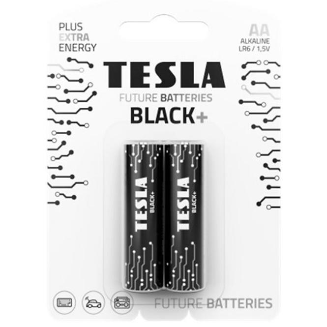 Batterie Tesla AA LR06 Black+ 2 Stk.