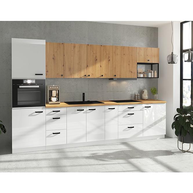 Küchenschrank MIA weiß glänzend/weiß 60dk-210 2f