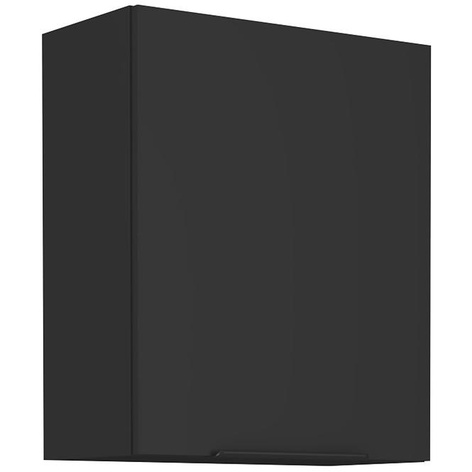 Küchenschrank Siena schwarze Matte 60g-72 1f