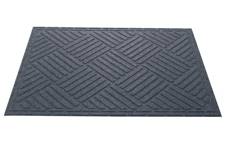 Fußmatte Textil  K-502-2 45x75 cm Grau