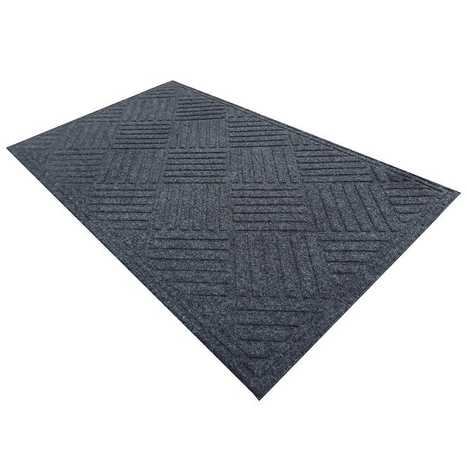 Fußmatte Textil K-504-3 80x120 cm Grau