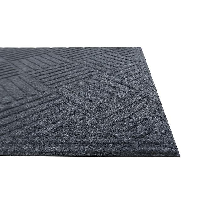 Fußmatte Textil K-504-3 80x120 cm Grau