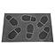 Gummi Fußmatte für Außen Alice K-117 58x36 cm Schuhe,4