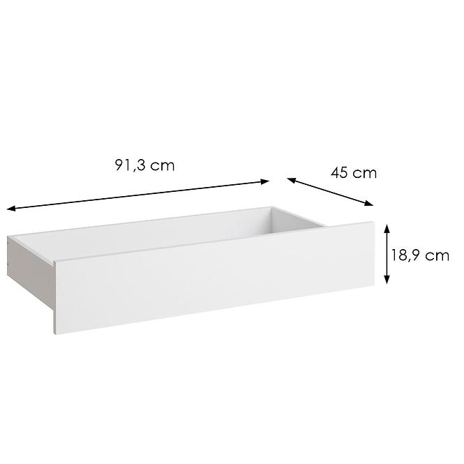 Schublade für Kleiderschrank 2DX 2 Stk. Ultra, Weiß 