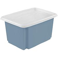 Aufbewahrungsbox mit Deckel Blau 35x20,5x15 7 l