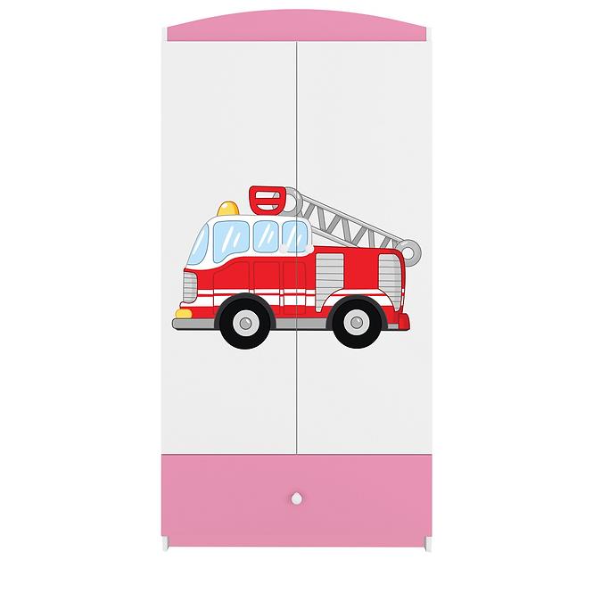 Schrank Babydreams rosa - Feuerwehrauto
