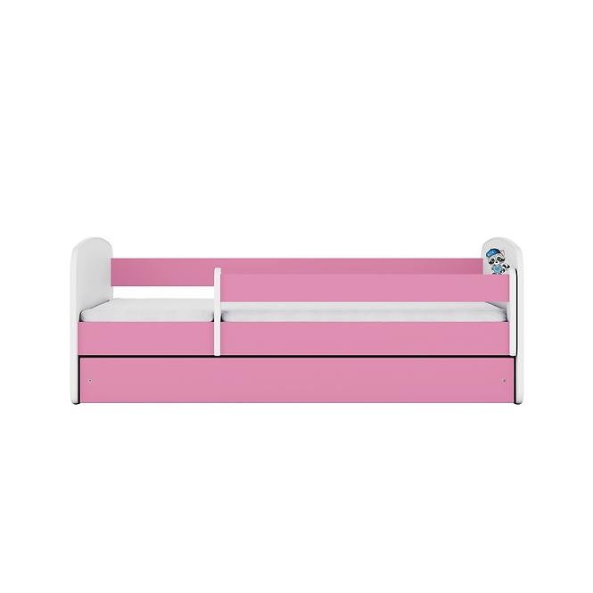 Kinderbett Babydreams rosa 80x160 Waschbär