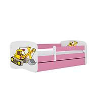 Kinderbett Babydreams rosa 80x160 Bagger