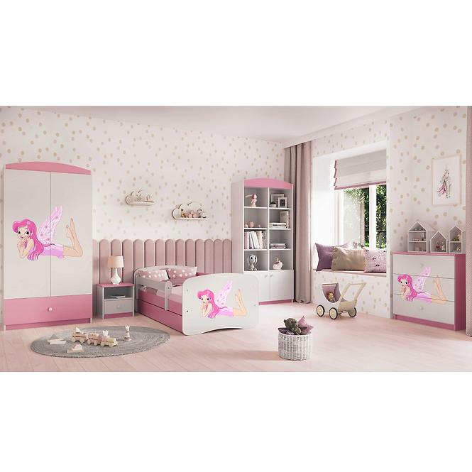 Kinderbett Babydreams rosa 80x160 Fee 2