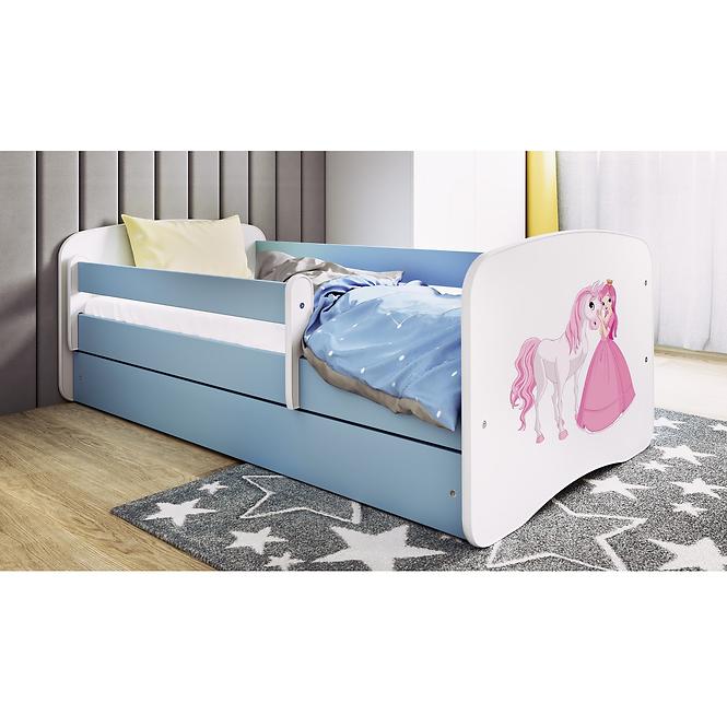 Kinderbett Babydreams blau 80x180 Prinzessin 2