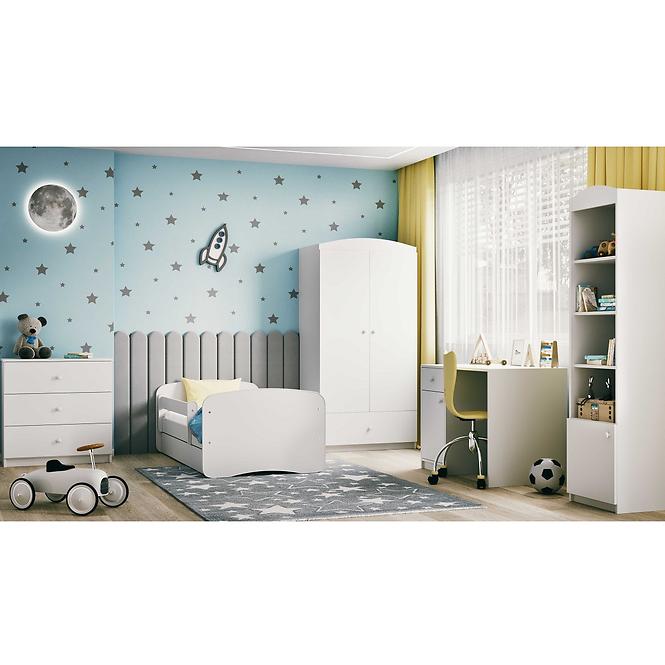 Kinderbett Babydreams+M weiß 70x140