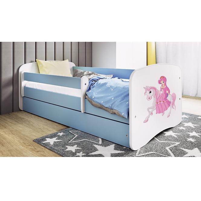 Kinderbett Babydreams+M blau 70x140 Prinzessin 1