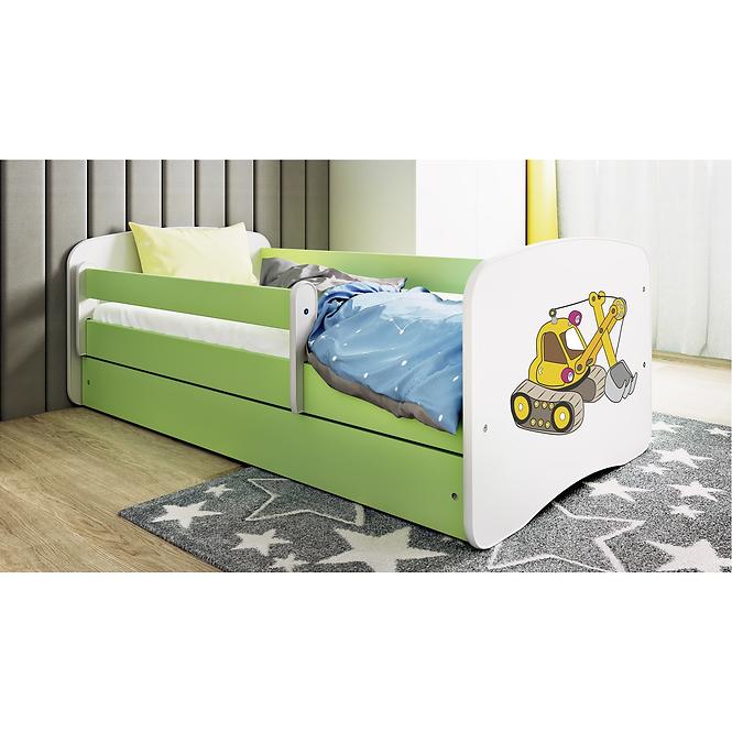 Kinderbett Babydreams+M grün 70x140 Bagger