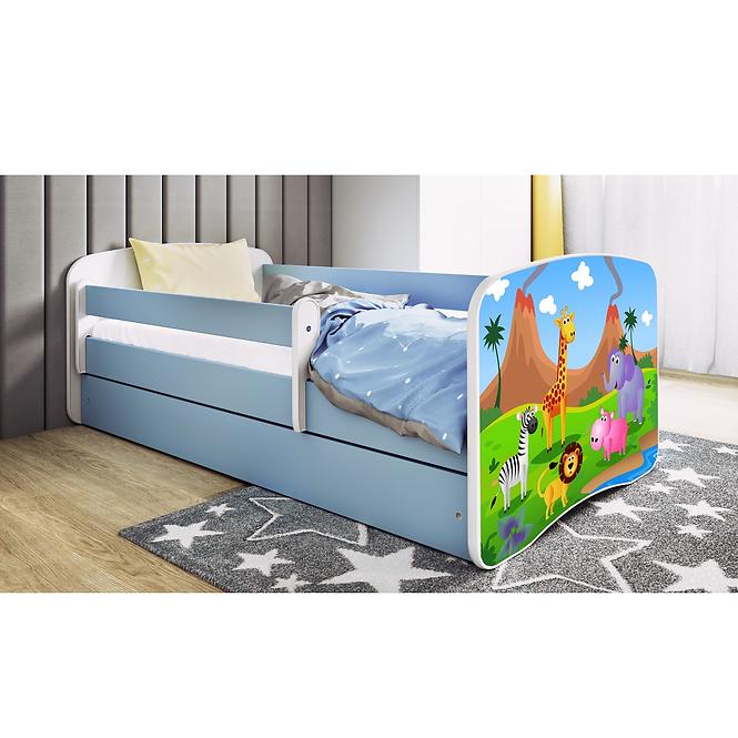 Kinderbett Babydreams+M blau 80x160 Safari