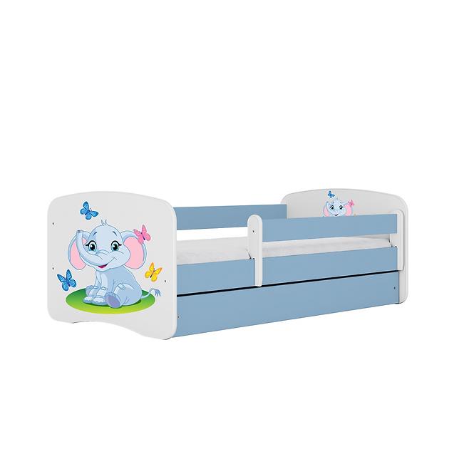Kinderbett Babydreams+M blau 80x160 Elefant