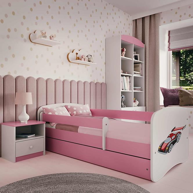 Kinderbett Babydreams+M rosa 80x160 Auto