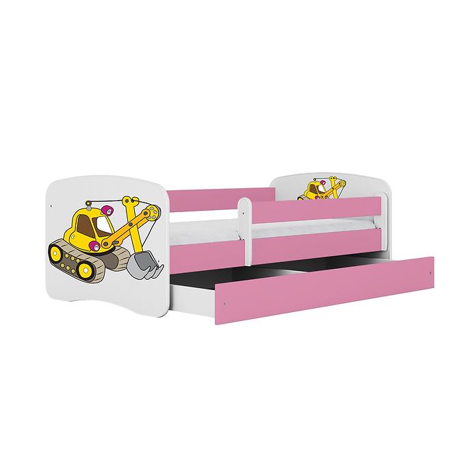 Kinderbett Babydreams+M rosa 80x160 Bagger